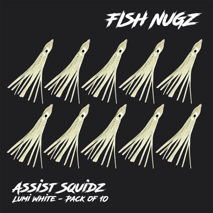 Fish Nugz Assist Squidz - Mini Muppets - Lumi White