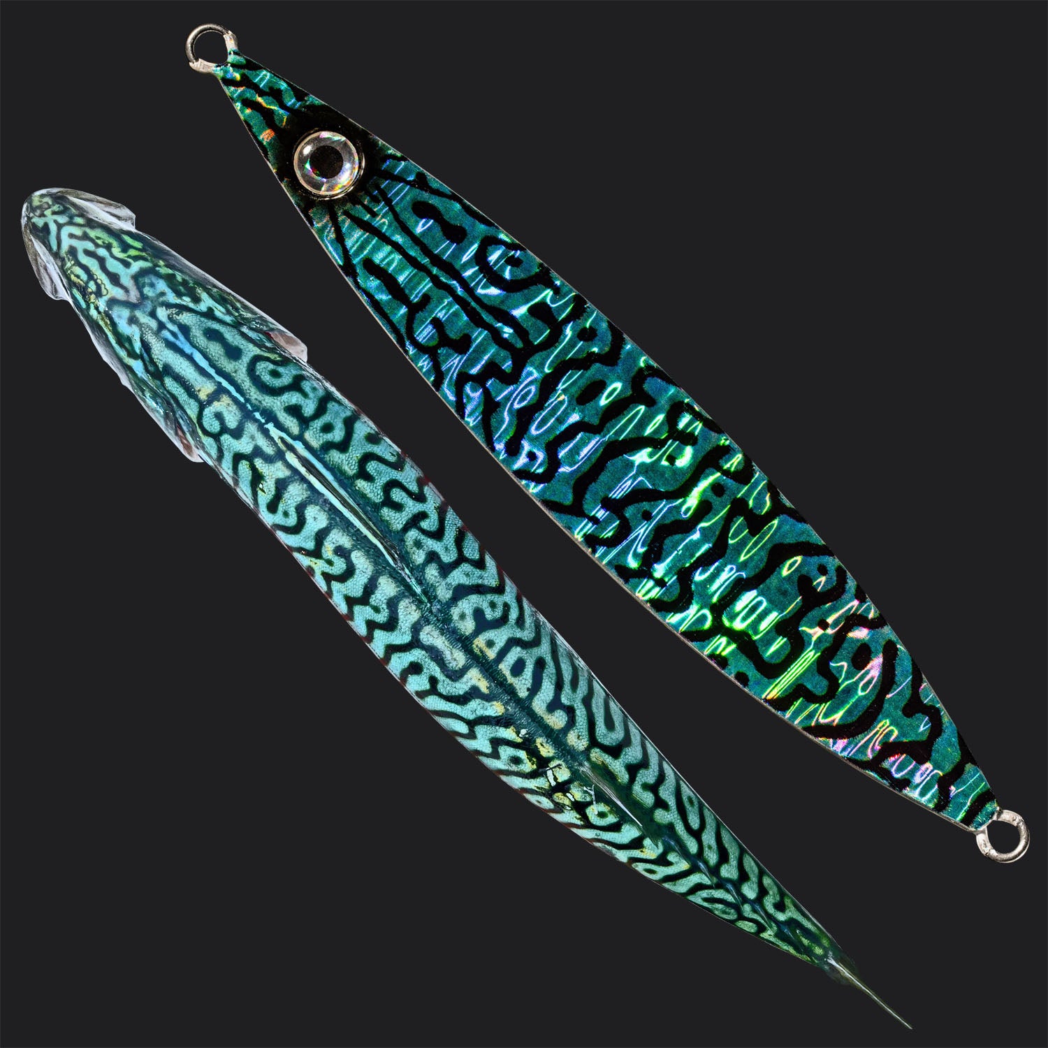 Fish Nugz SLAYER Slow Pitch Jig with Real Mackerel Design – Wild Seas  Fishing