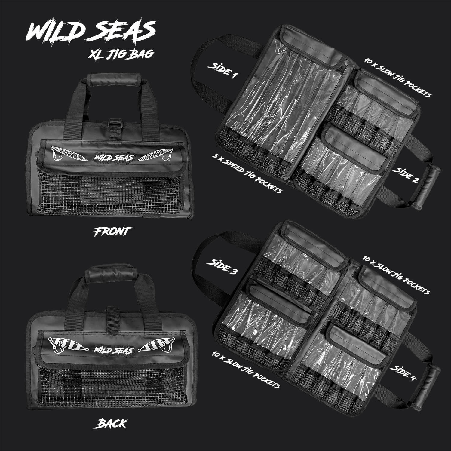 Wild Seas XL Jig Storage Bag