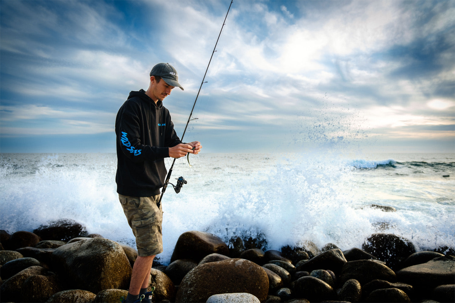 Fishing shop logo sweatshirts