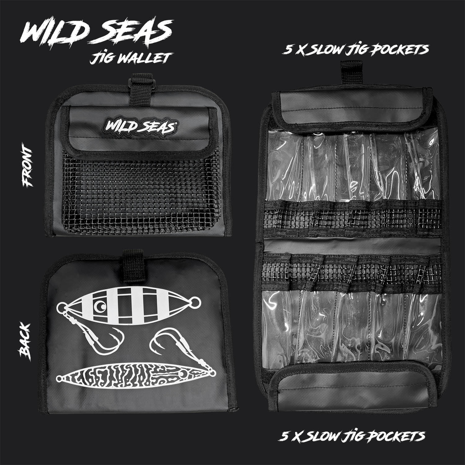 Wild Seas Slow Jig Storage Wallet